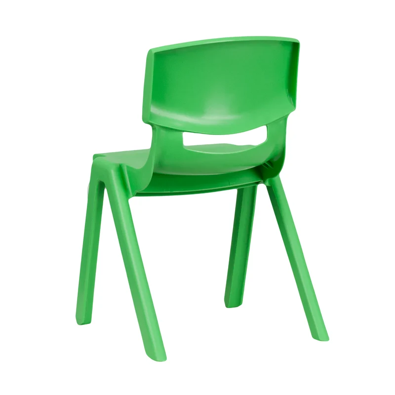 2 Pack Plastic Stack School Chair with 13.25"H Seat, K-2 School Chair