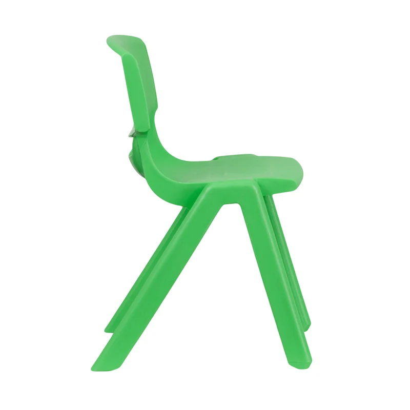 2 Pack Plastic Stack School Chair with 13.25"H Seat, K-2 School Chair
