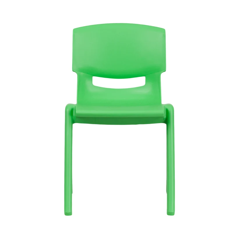 2 Pack Plastic Stack School Chair with 13.25"H Seat, K-2 School Chair