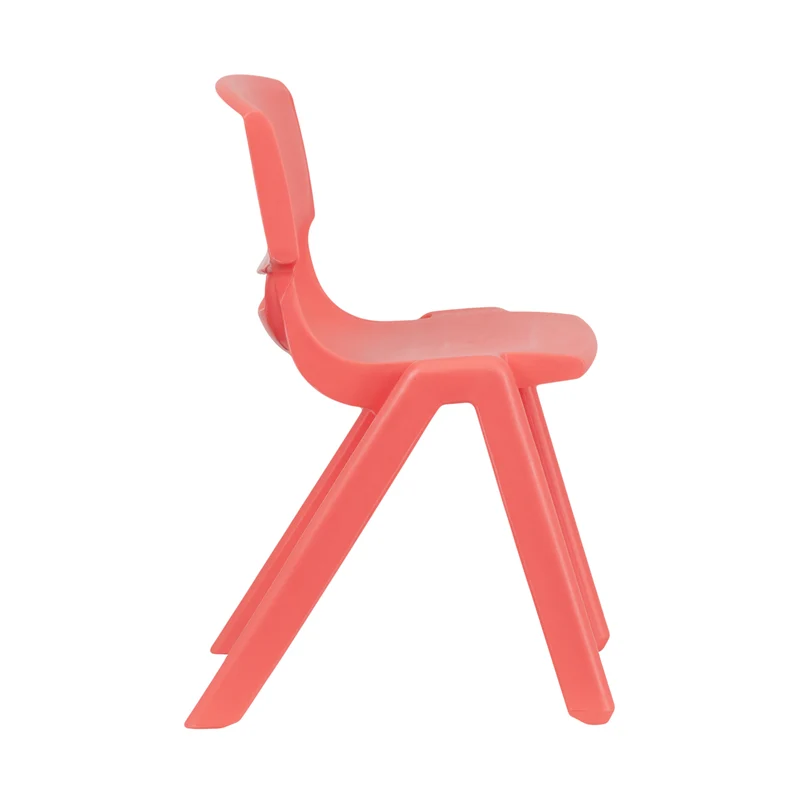2 Pack Plastic Stack School Chair with 13.25"H Seat, K-2 School Chair