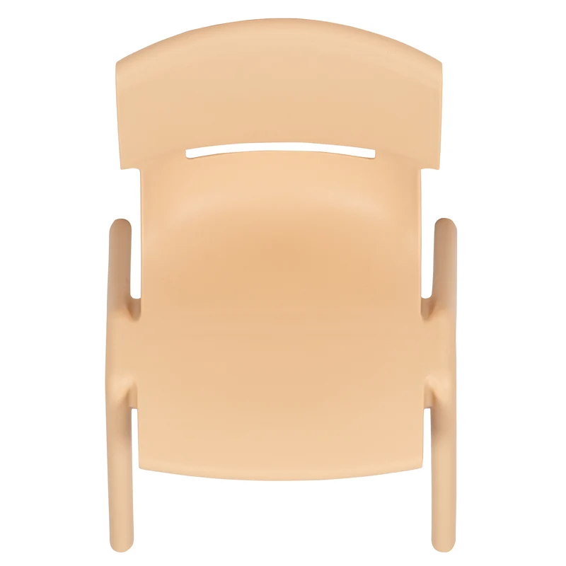2 Pack Plastic Stackable School Chair with 12"H Seat, Preschool Seating
