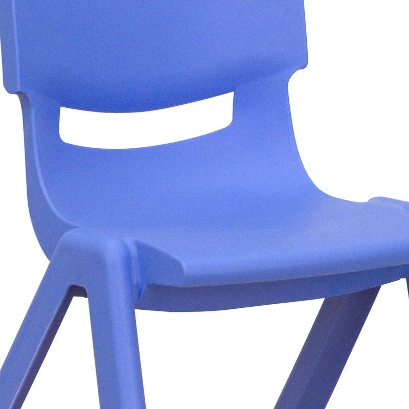 4 Pack Plastic Stackable Pre-K/School Chairs with 10.5"H Seat