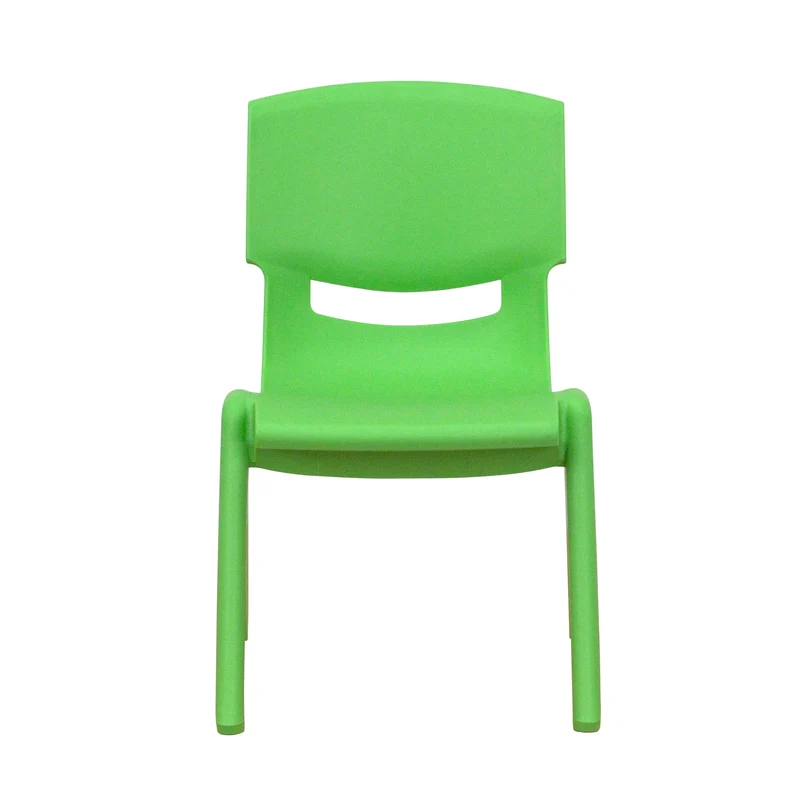 4 Pack Plastic Stackable Pre-K/School Chairs with 10.5"H Seat