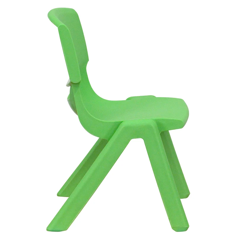 4 Pack Plastic Stackable Pre-K/School Chairs with 10.5"H Seat