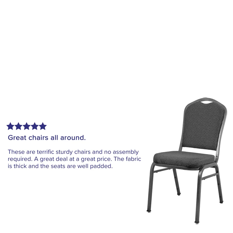 Premium Crown Back Banquet Chair