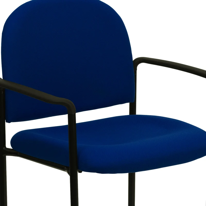 Comfort Stackable Steel Side Reception Chair with Arms