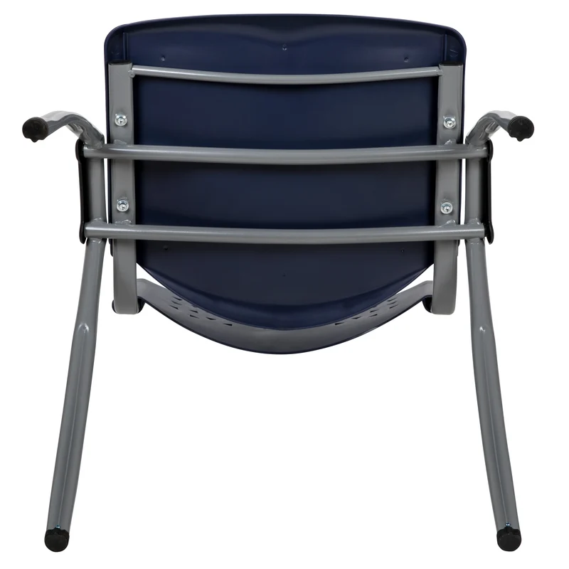 Home and Office Plastic Stack Chair with Perforated Back - Guest Chair