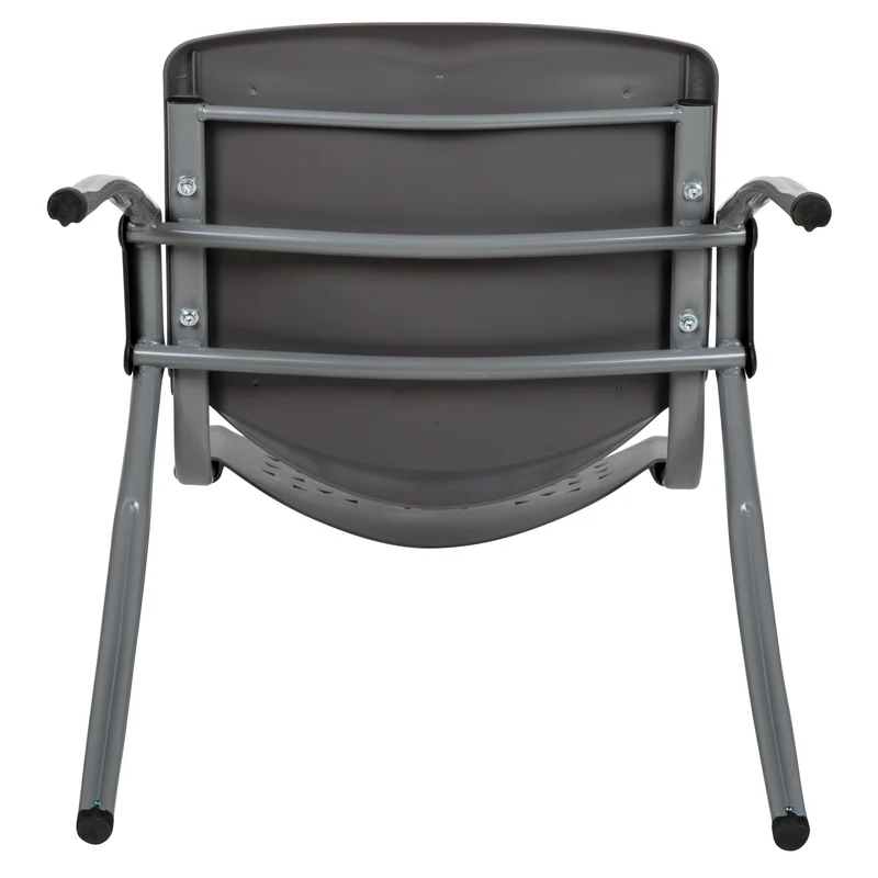 Home and Office Plastic Stack Chair with Perforated Back - Guest Chair