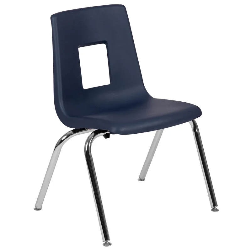 4-pack Student Stack School Chair - 16-inch