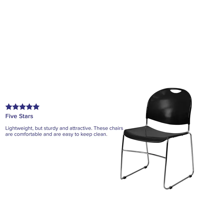 Ultra-Compact School Stack Chair - Office Guest Chair/Student Chair
