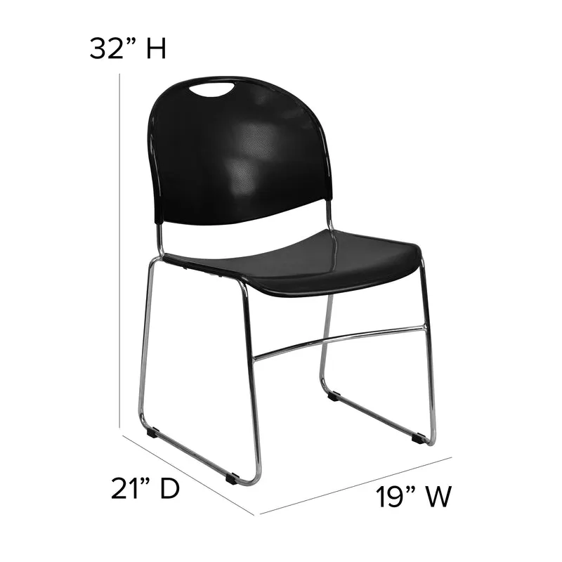 Ultra-Compact School Stack Chair - Office Guest Chair/Student Chair