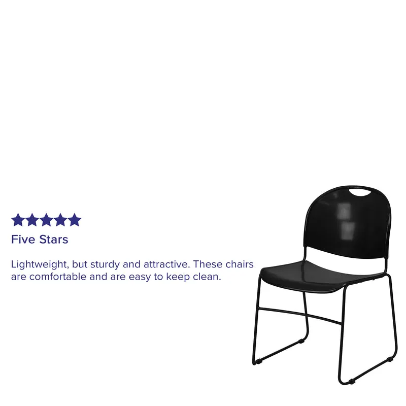 Ultra-Compact School Stack Chair - Office Guest Chair/Student Chair