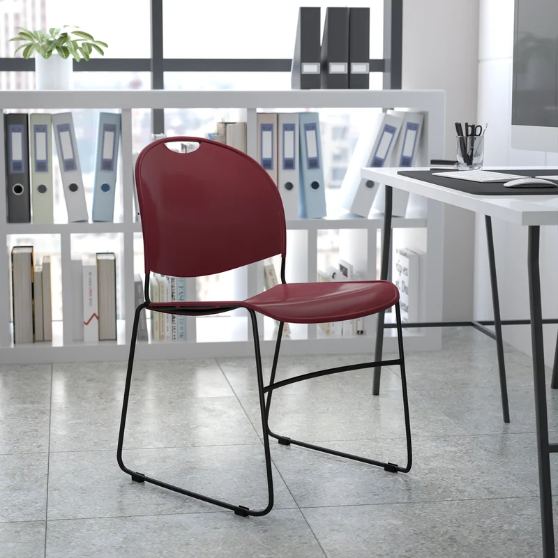 Ultra-Compact School Stack Chair - Office Guest Chair/Student Chair