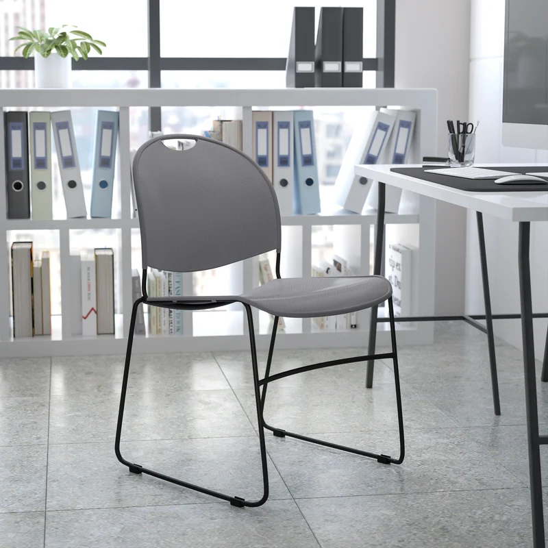 Ultra-Compact School Stack Chair - Office Guest Chair/Student Chair