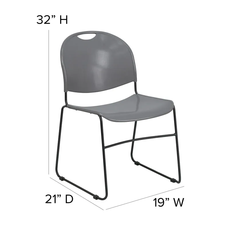 Ultra-Compact School Stack Chair - Office Guest Chair/Student Chair