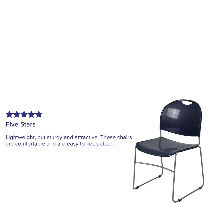 Ultra-Compact School Stack Chair - Office Guest Chair/Student Chair
