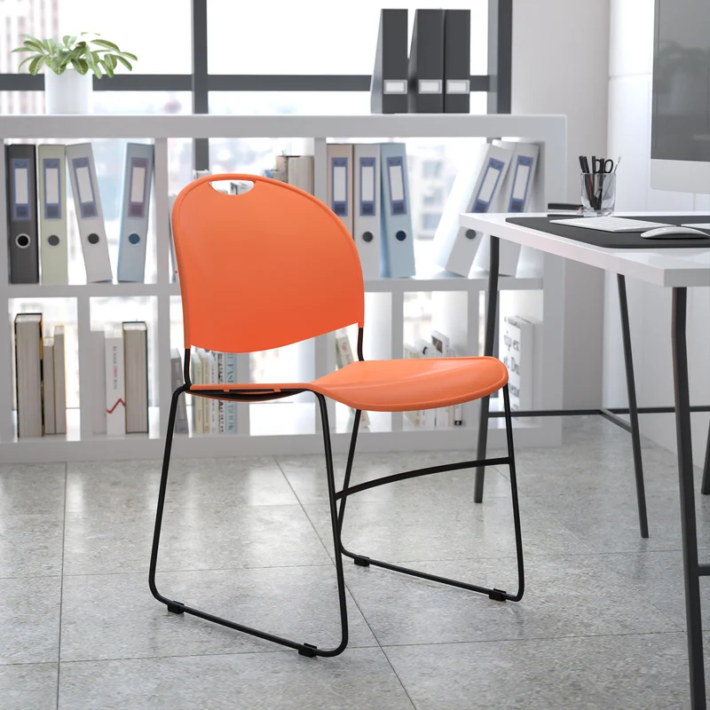 Ultra-Compact School Stack Chair - Office Guest Chair/Student Chair