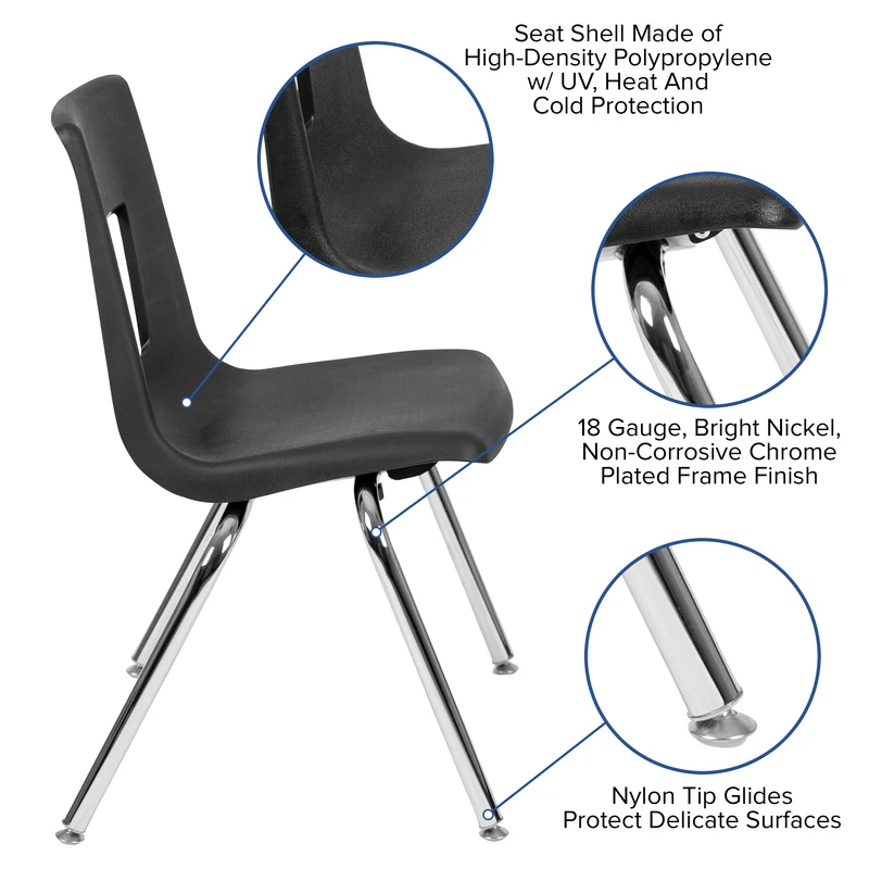 Student Stack School Chair - 16-inch