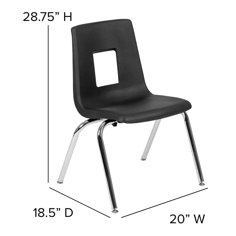 Student Stack School Chair - 16-inch