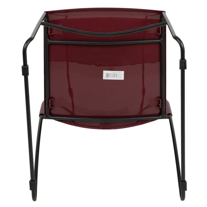 Home and Office Sled Base Stack Chair with Air-Vent Back - Guest Chair