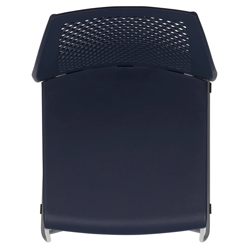 Home and Office Sled Base Stack Chair with Air-Vent Back - Guest Chair