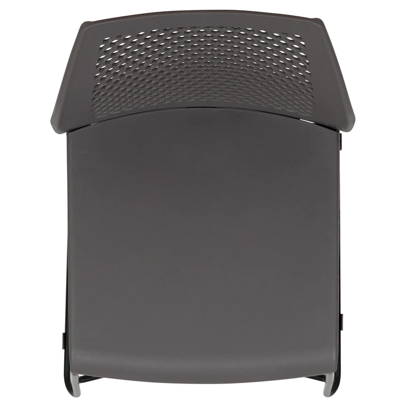 Home and Office Sled Base Stack Chair with Air-Vent Back - Guest Chair