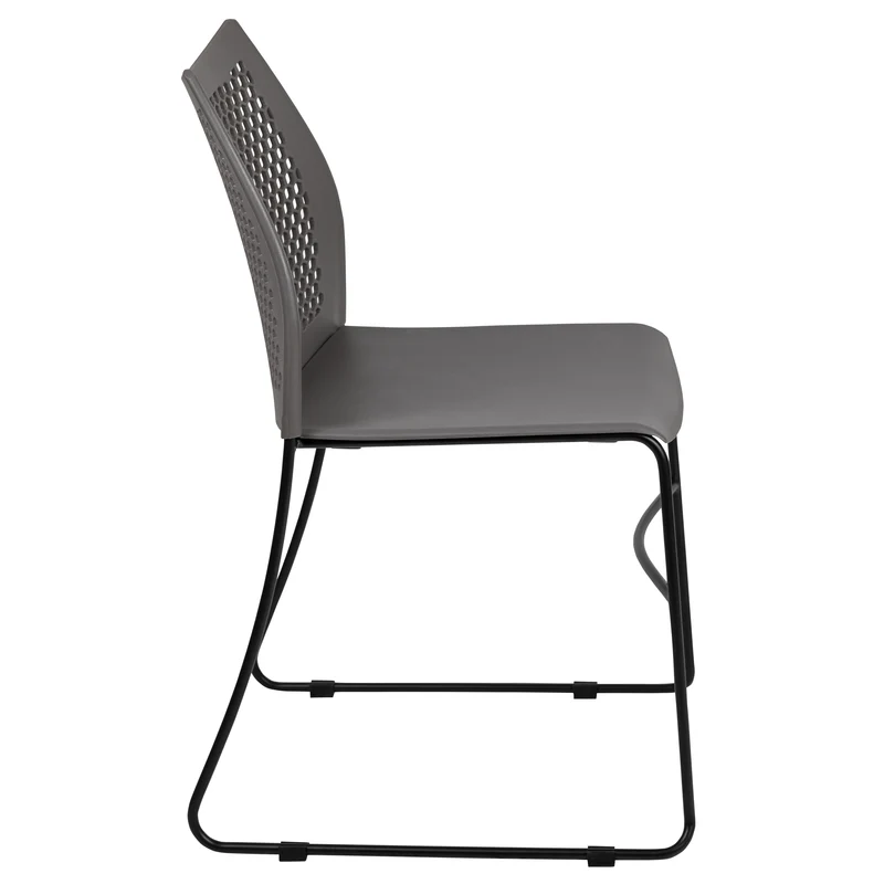 Home and Office Sled Base Stack Chair with Air-Vent Back - Guest Chair
