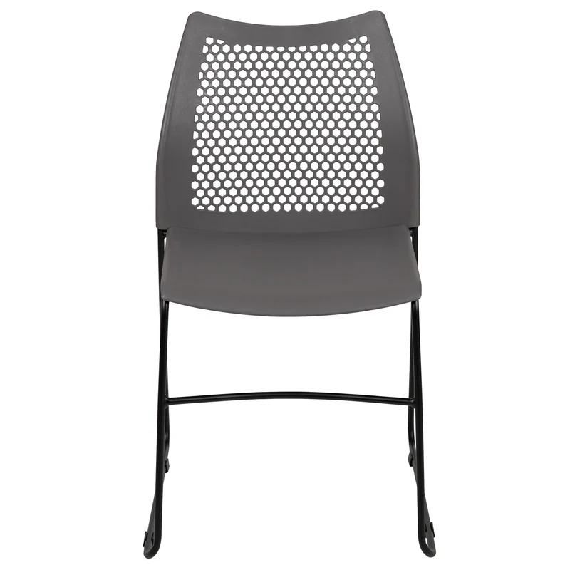 Home and Office Sled Base Stack Chair with Air-Vent Back - Guest Chair