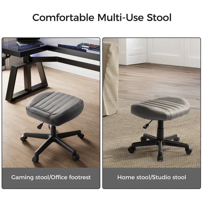 Footstool with Wheels