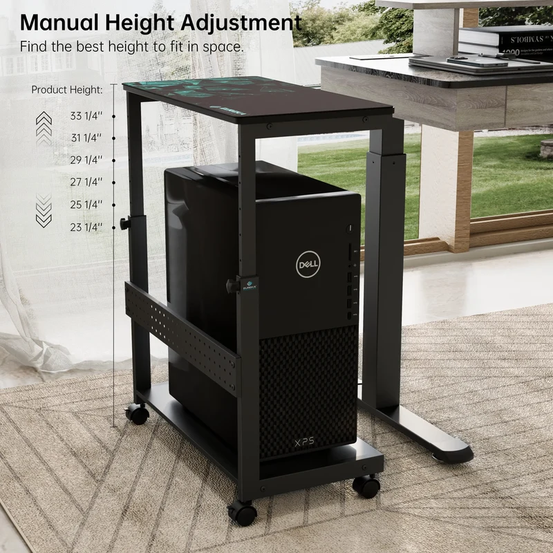 Mobile Height Adjustable CPU Cart