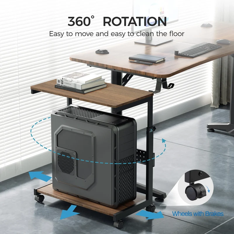 Mobile Height Adjustable CPU Cart