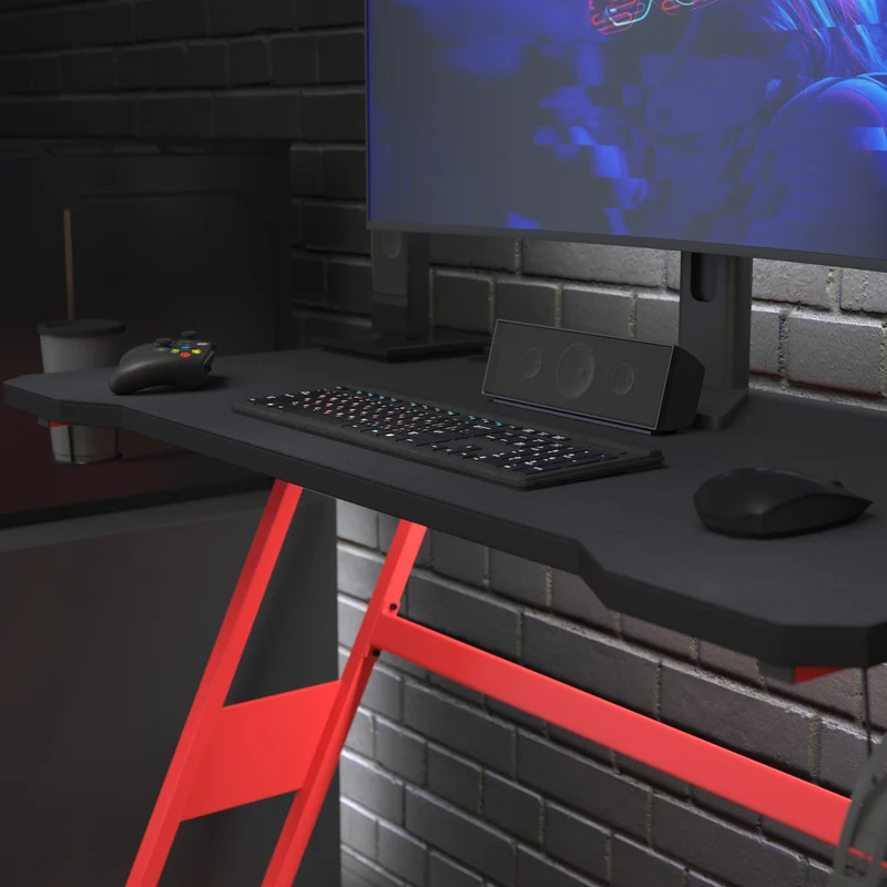 Tyr Mega Size PC Gaming Mouse Pad with Micro Weave Cloth Surface, Anti-Slip Rubber Backing and Cable Management