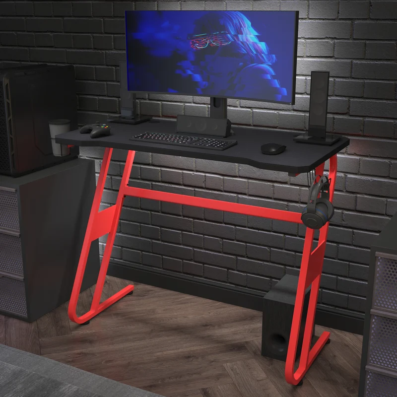 Tyr Mega Size PC Gaming Mouse Pad with Micro Weave Cloth Surface, Anti-Slip Rubber Backing and Cable Management