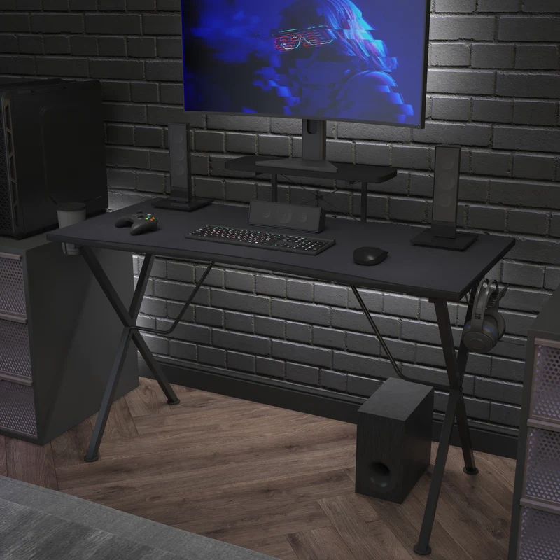 Tyr Mega Size PC Gaming Mouse Pad with Micro Weave Cloth Surface, Anti-Slip Rubber Backing and Cable Management