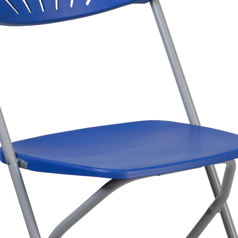 8 Pack Wedding/Event Stackable Fan Back Plastic Folding Chair