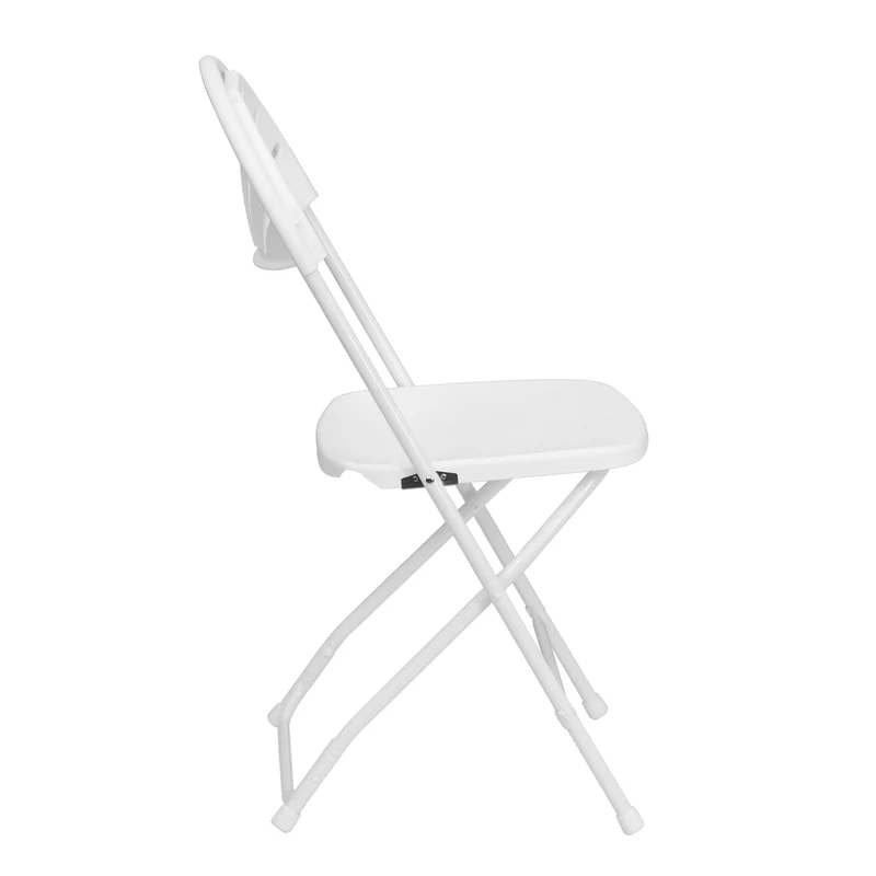 8 Pack Wedding/Event Stackable Fan Back Plastic Folding Chair