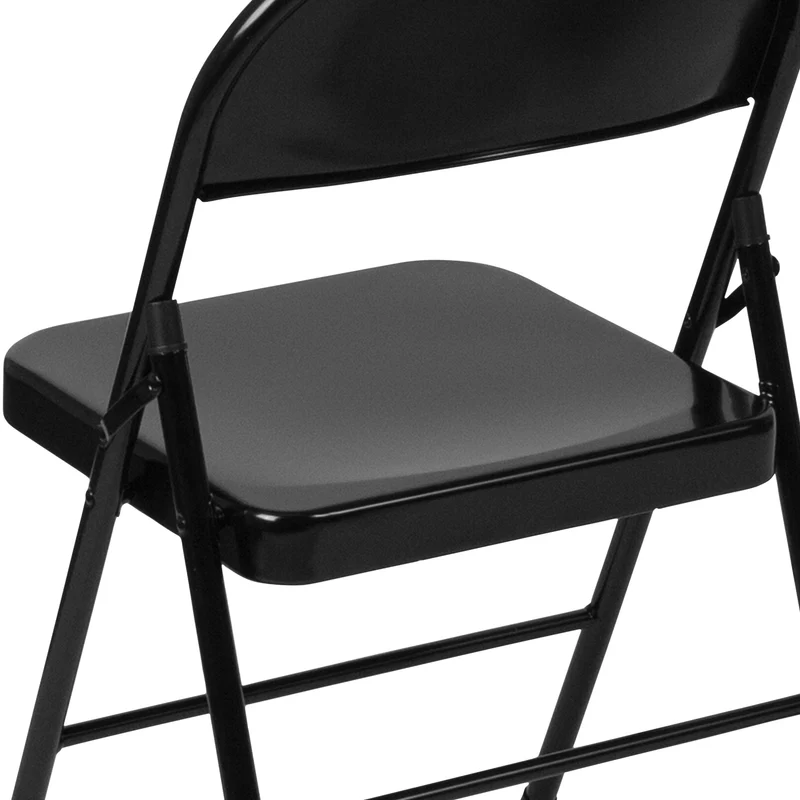 4 Pack Double Braced Commercial Party Events Steel Metal Folding Chair