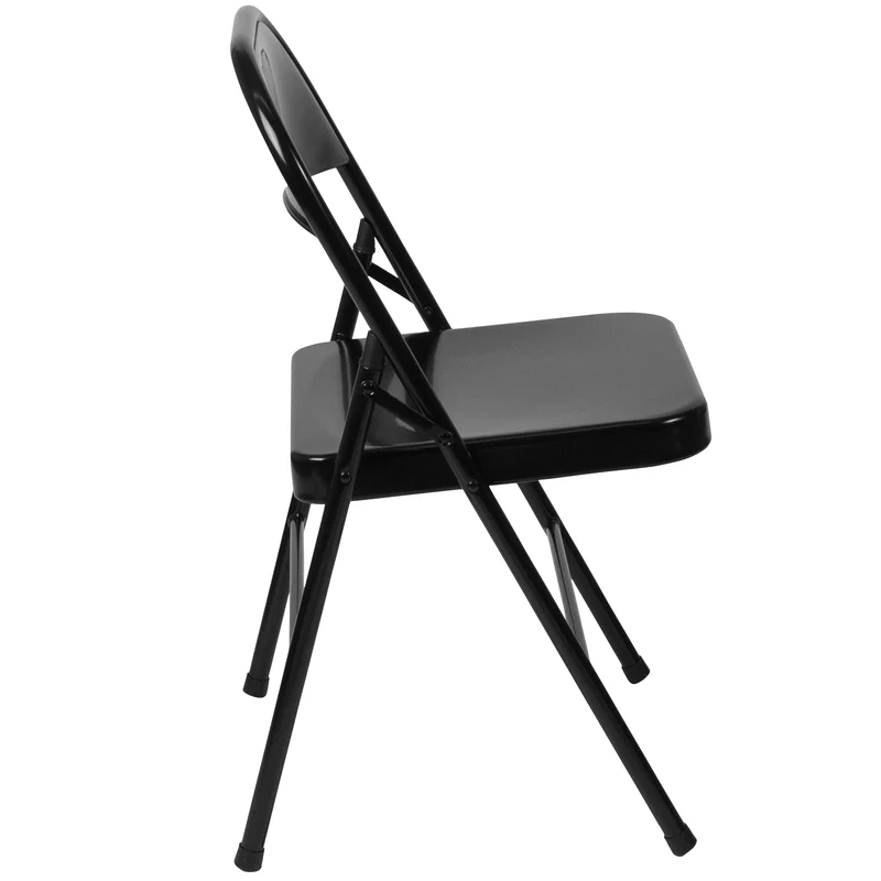 4 Pack Double Braced Commercial Party Events Steel Metal Folding Chair