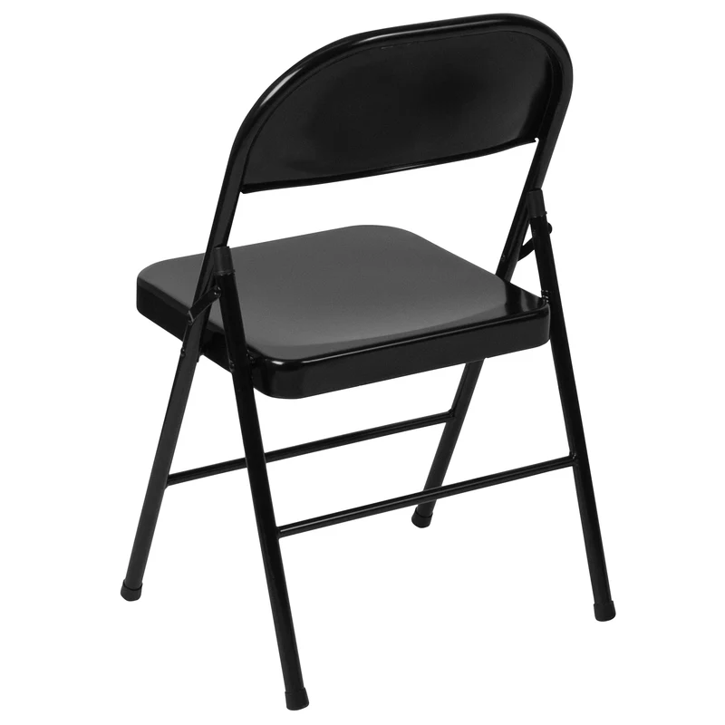 4 Pack Double Braced Commercial Party Events Steel Metal Folding Chair