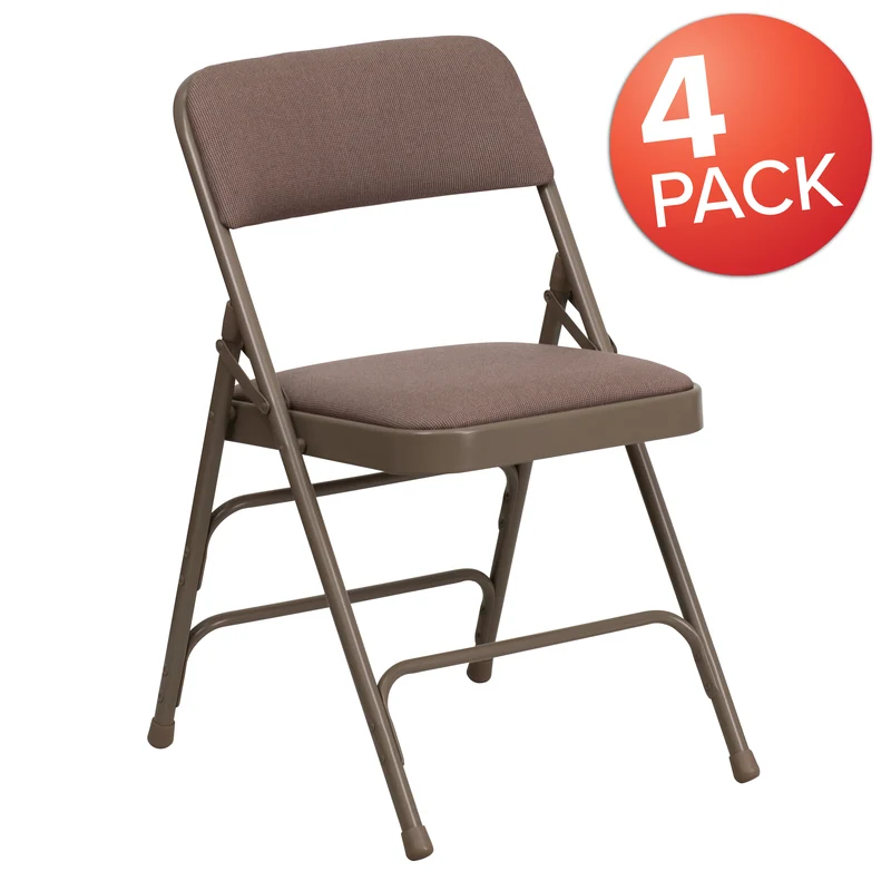 4 Pack Home & Office Portable Party Events Padded Metal Folding Chair
