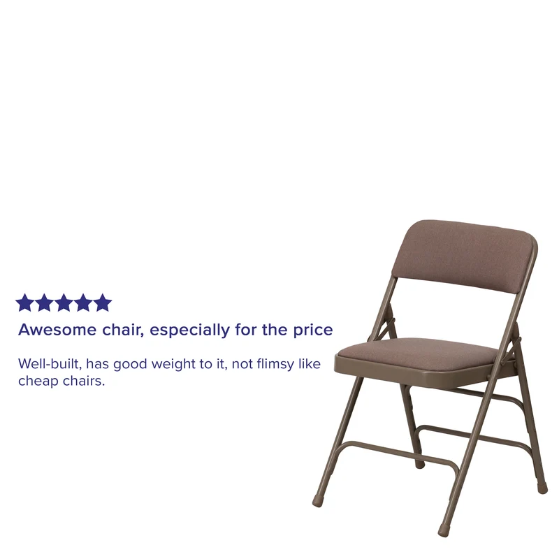 4 Pack Home & Office Portable Party Events Padded Metal Folding Chair