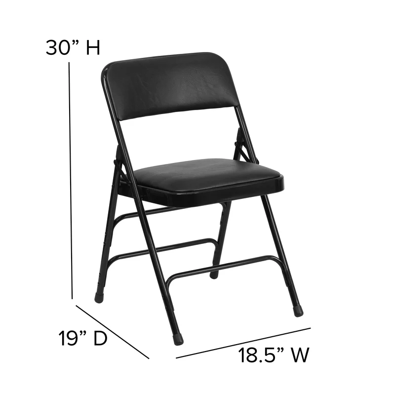 4 Pack Home & Office Portable Party Events Padded Metal Folding Chair