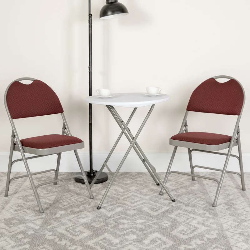 4 Pack Home & Office Easy-Carry Party Events Padded Folding Chair