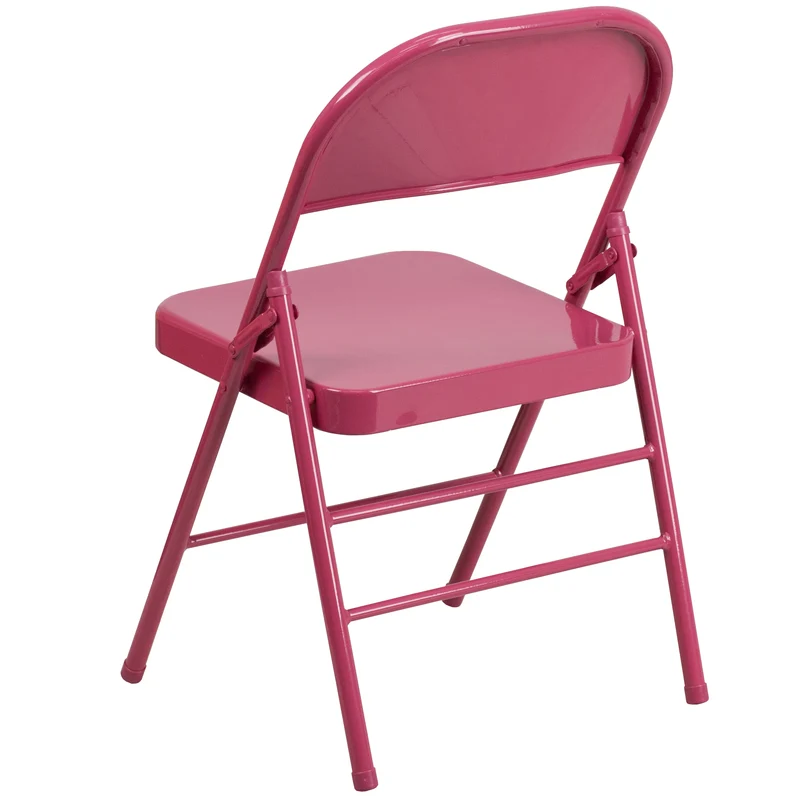 4 Pack Colorful Metal Folding Chair Teen and Event Seating