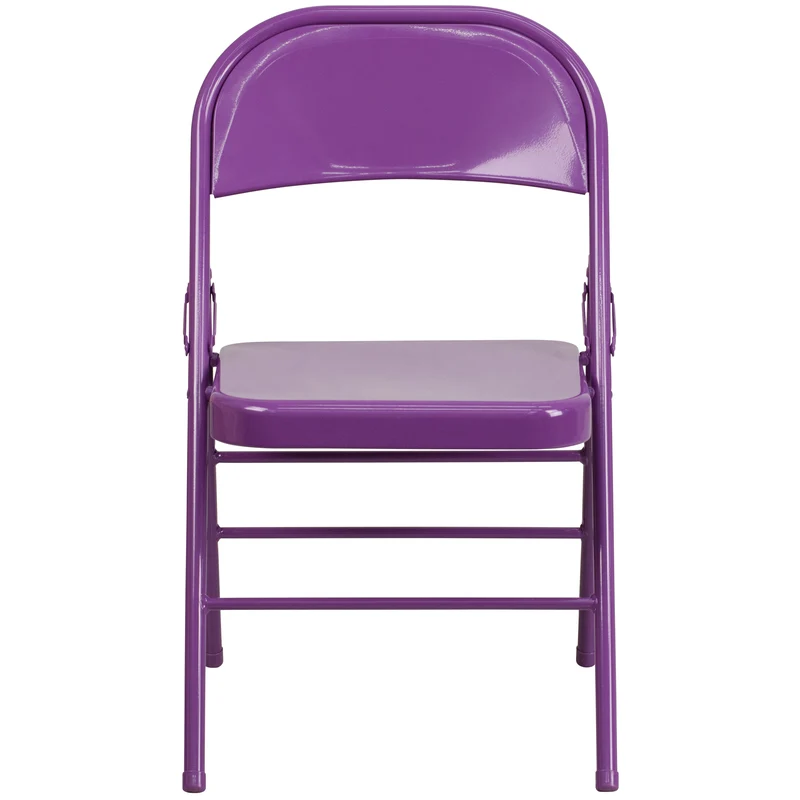 4 Pack Colorful Metal Folding Chair Teen and Event Seating