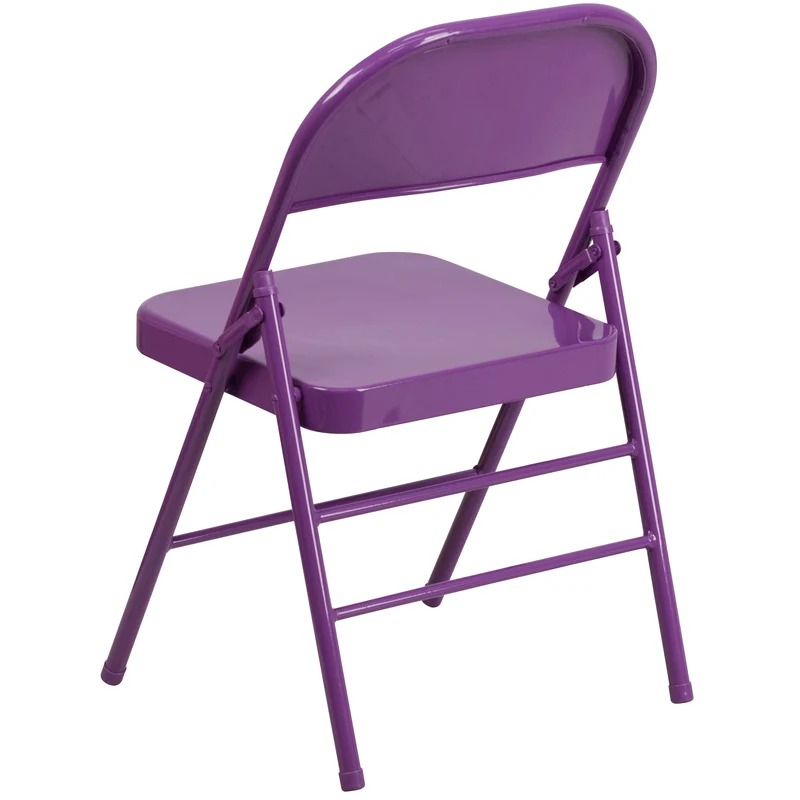 4 Pack Colorful Metal Folding Chair Teen and Event Seating