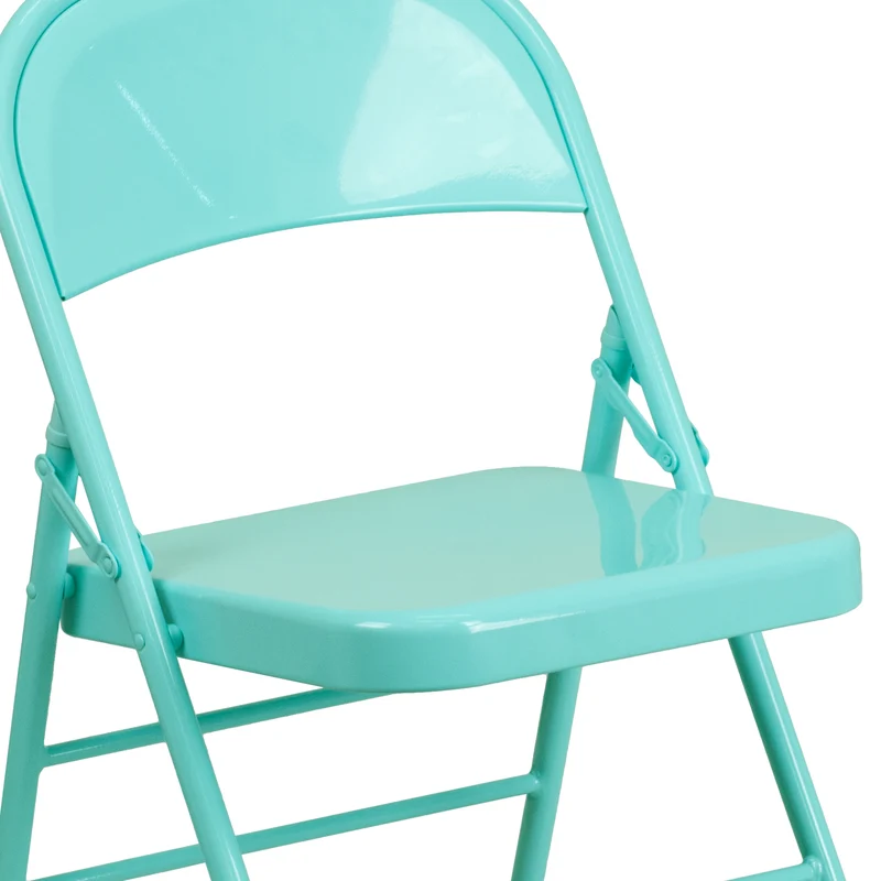 4 Pack Colorful Metal Folding Chair Teen and Event Seating