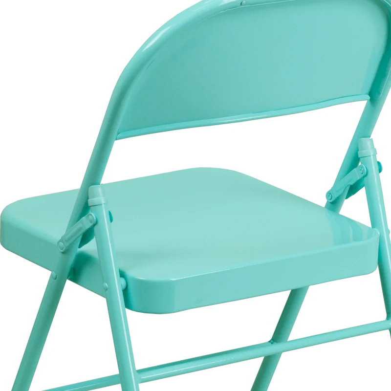 4 Pack Colorful Metal Folding Chair Teen and Event Seating