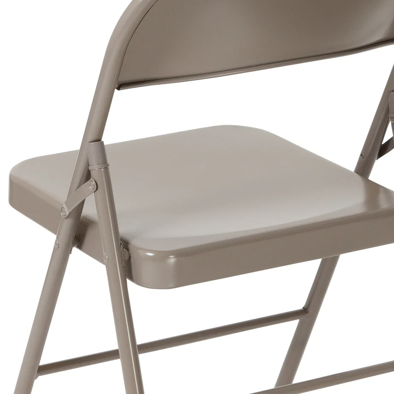 2 Pack Home & Office Double Braced Party Events Steel Metal Folding Chair