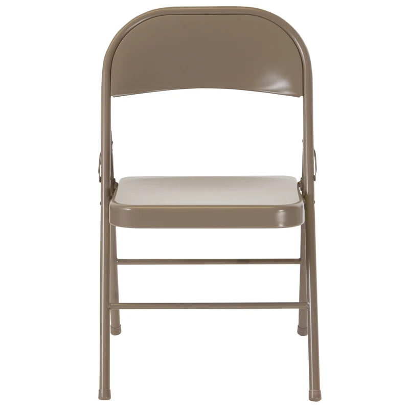2 Pack Home & Office Double Braced Party Events Steel Metal Folding Chair